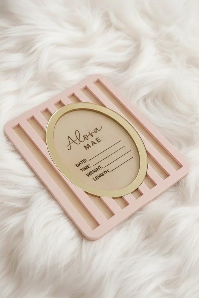Alora Heirloom Birth Stat Sign