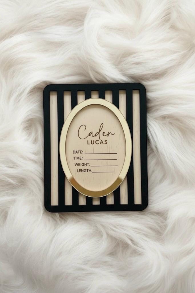 Alora Heirloom Birth Stat Sign