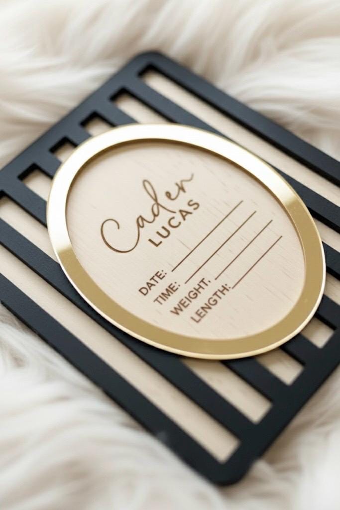 Alora Heirloom Birth Stat Sign