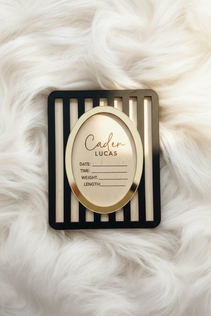 Alora Heirloom Birth Stat Sign